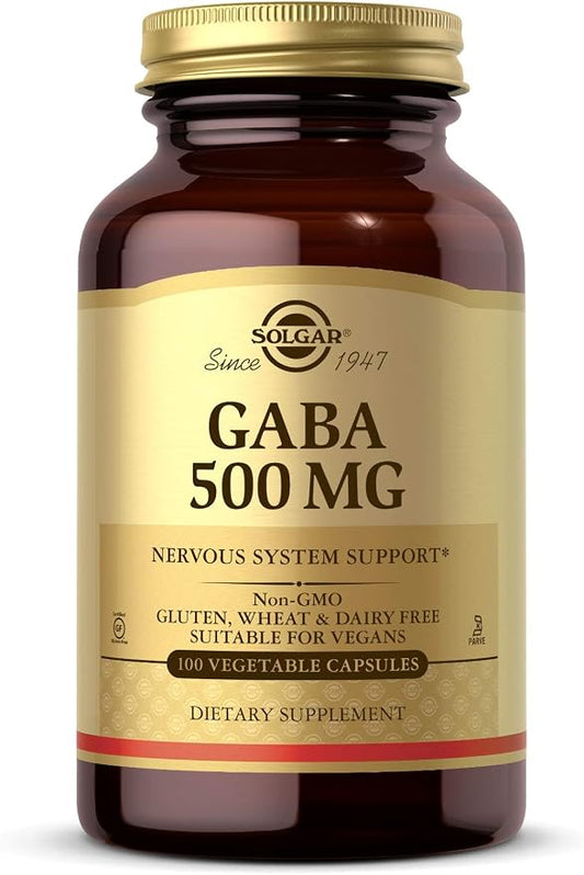 Solgar Gaba 500Mg 100 Veg Capsules