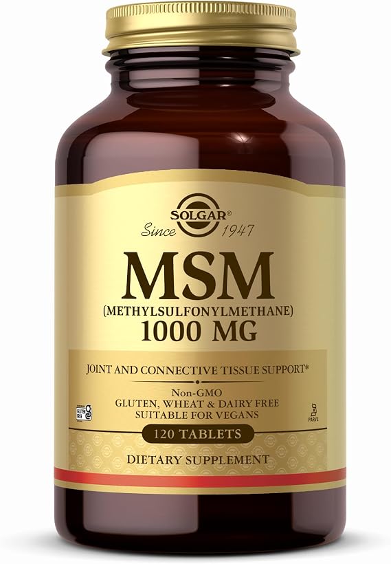 Solgar MSM 1000Mg 120 Tablets