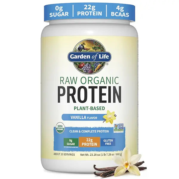 GARDEN OF LIFE RAW ORGANIC PROTEIN VANILLA
