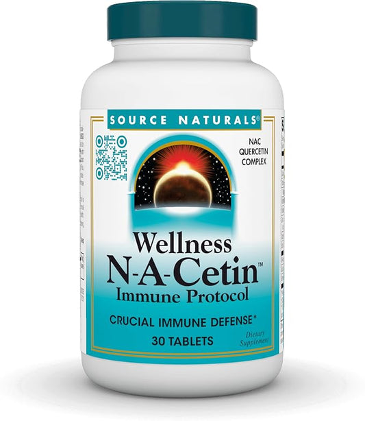 Source Naturals Wellness N-A-Cetin 30 Tablets