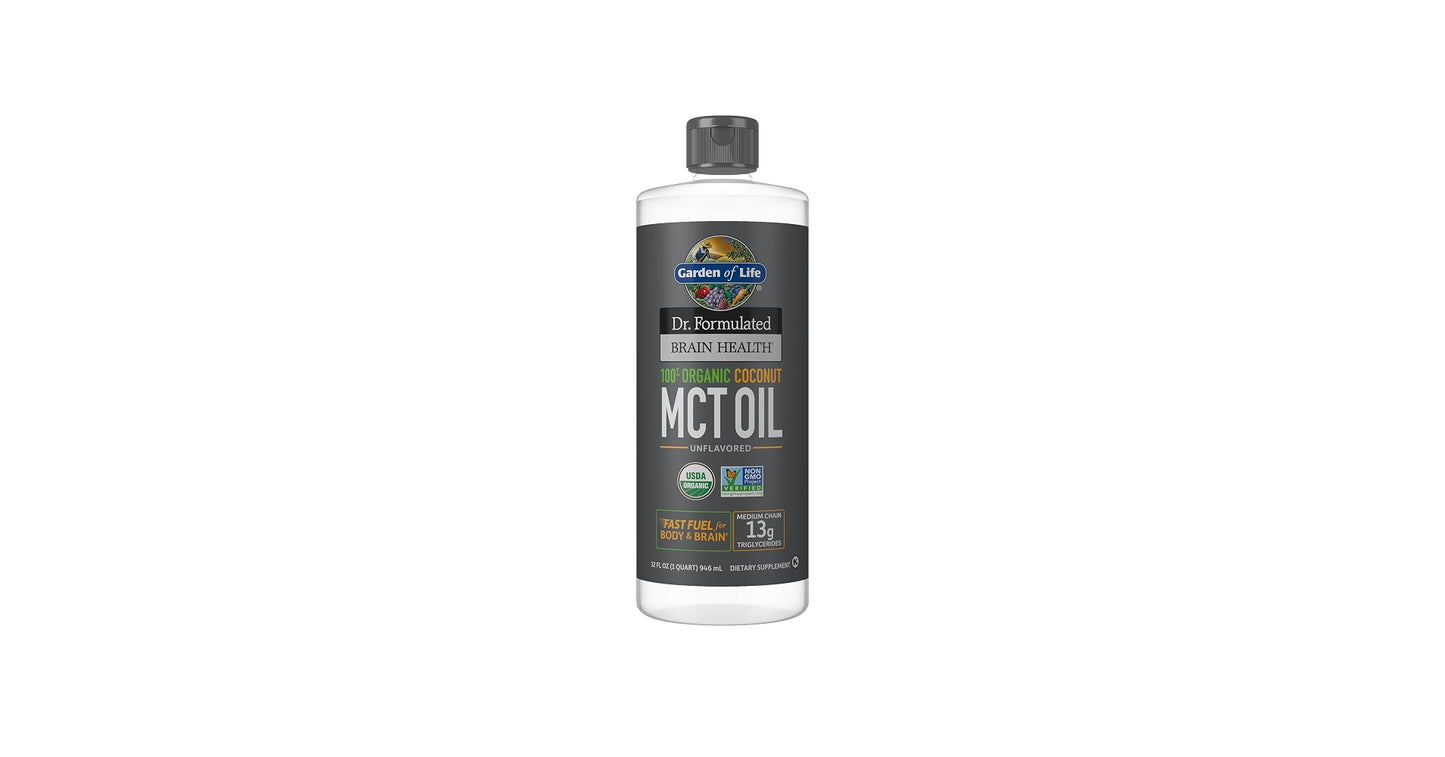 GARDEN OF LIFE DR. FORMULATED BRAIN COCONUT MCT OIL
