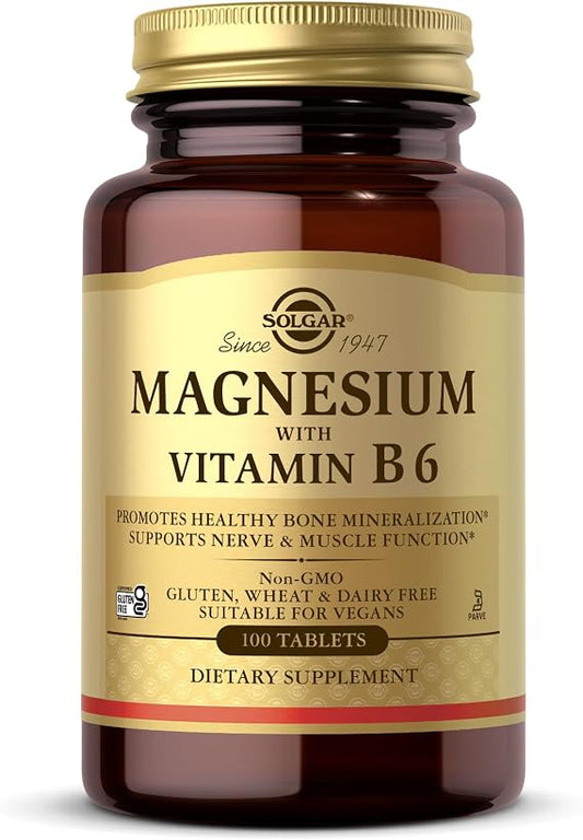 Solgar Magnesium B6 100 Tablets