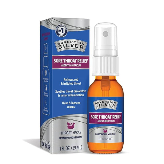 SOVEREIGN SILVER SORE THROAT SPRAY 1OZ