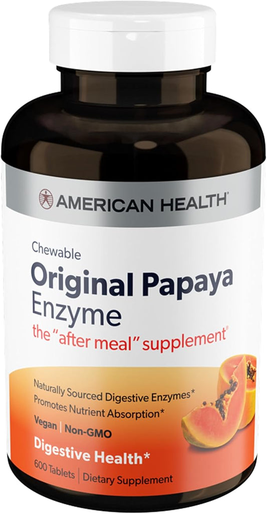AMERICAN HEALTH ORIGINAL PAPAYA ENZYME 600 TABLET