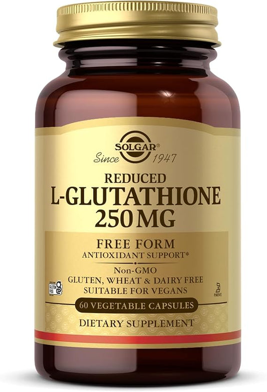 Solgar L-Glutathione 250Mg 60 Veg Capsule
