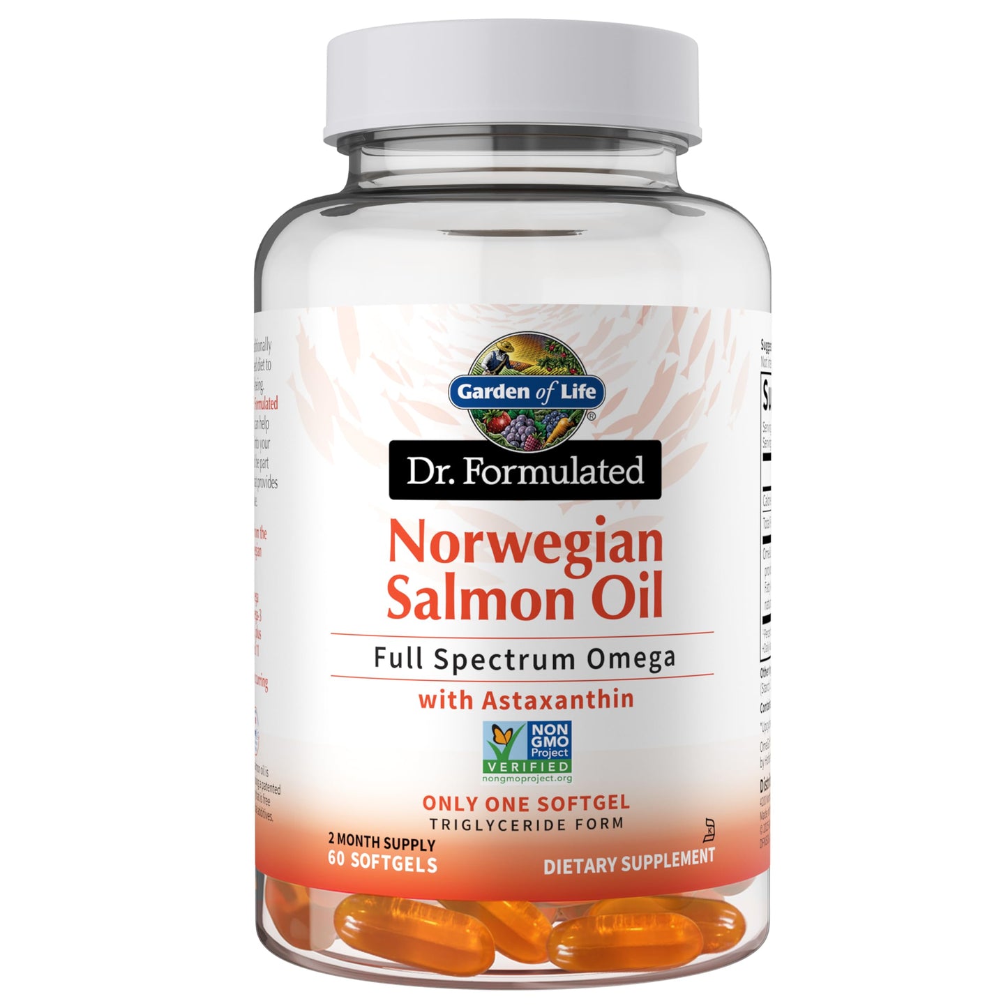 GARDEN OF LIFE NORWEGIAN SALMON OIL 60 SOFTGELS