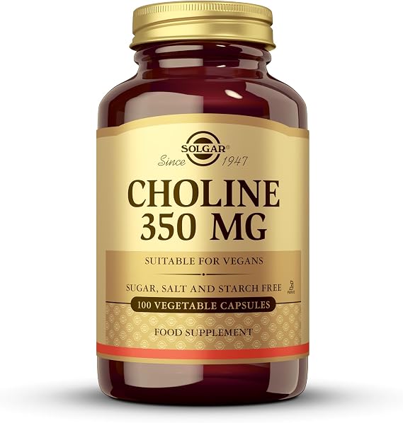 Solgar Choline 350Mg 100 Veg Capsules