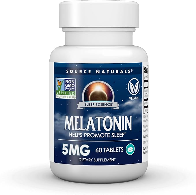Source Naturals Melatonin 5mg 60 Tablets