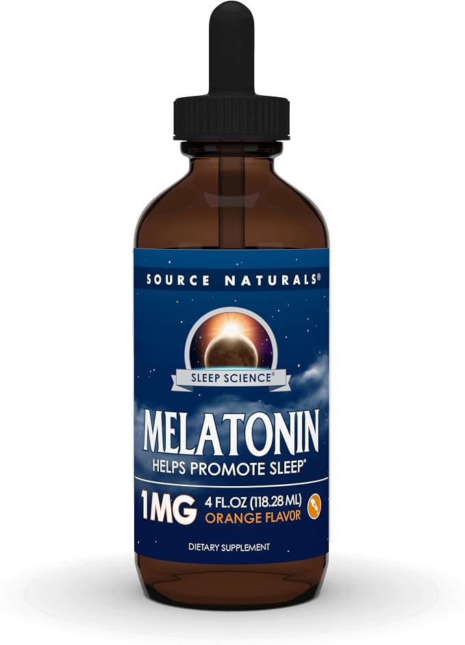 Source Naturals Melatonin1 Mg Sub Orange Flavor 4oz