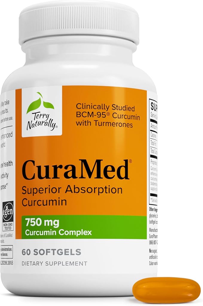 Terry Naturally Curamed Curcumin 750 Mg 60 Softgels