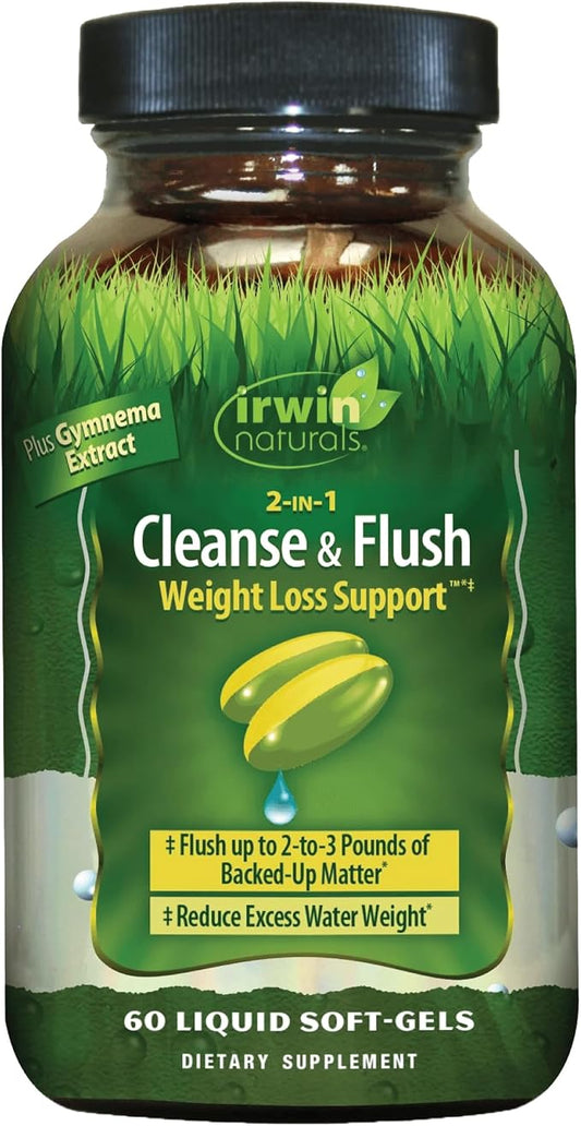 Irwin Naturals 2-In1 Cleanse And Flush-Weight Loss Support 60 Softgel