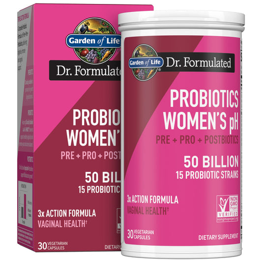 GARDEN OF LIFE DR. FORMULATED PROBIOTIC WOMEN PH 50B 30CT