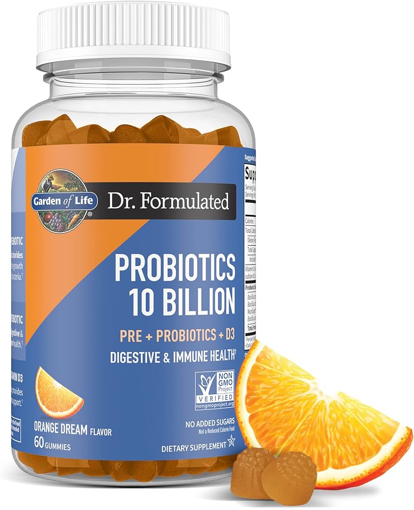 GARDEN OF LIFE PROBIOTICS 10 BILLION 60 GUMMY