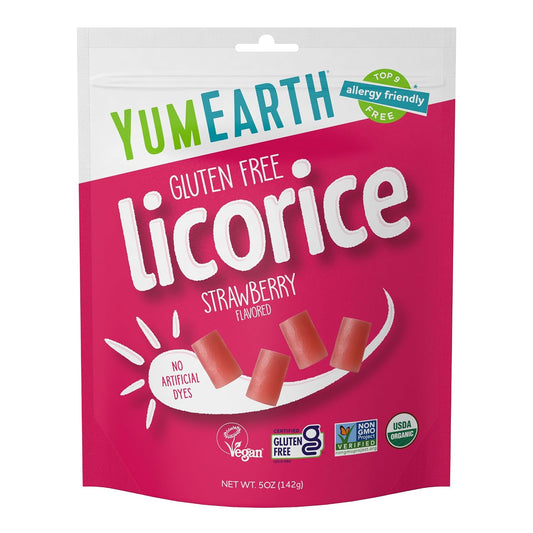 Yum Earth Licorice Strawberry