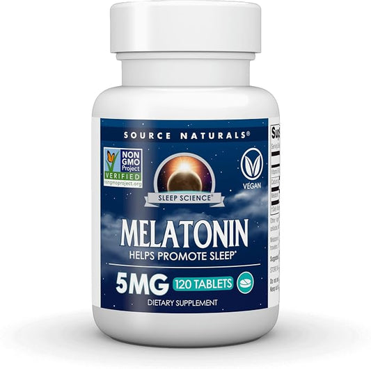 Source Naturals Melatonin 5mg 120 Tablets