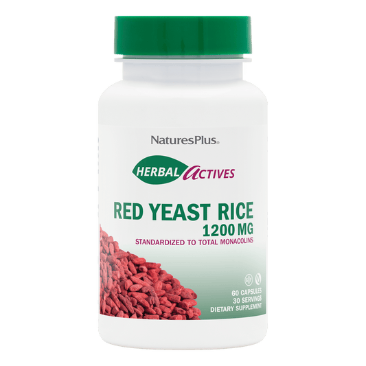 NaturesPlus Herbal Actives Red Yeast Rice Capsules