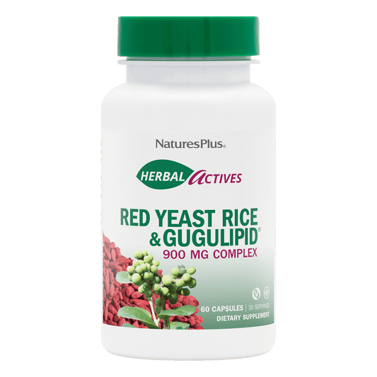 NaturesPlus Herbal Actives Red Yeast Rice/Gugulipid¨ Capsules