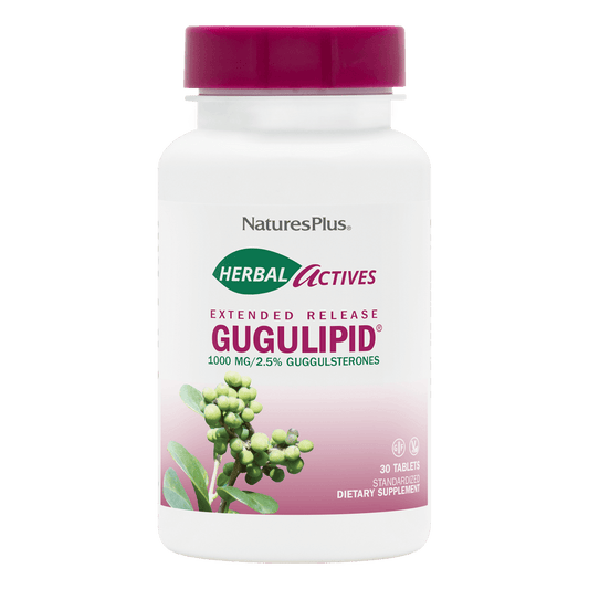 NaturesPlus Herbal Actives Gugulipid¨ Extended Release Tablets
