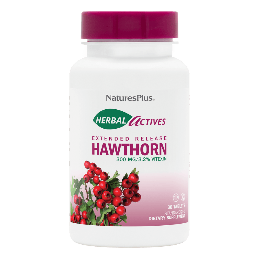 NaturesPlus Herbal Actives Hawthorn Extended Release Tablets