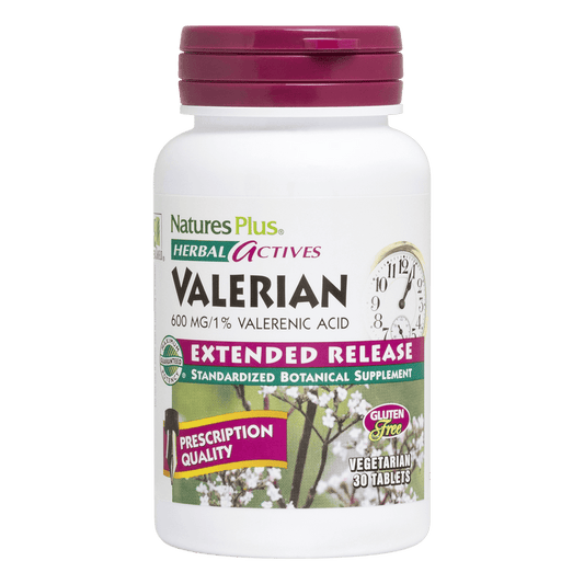 NaturesPlus Herbal Actives Valerian Extended Release Tablets