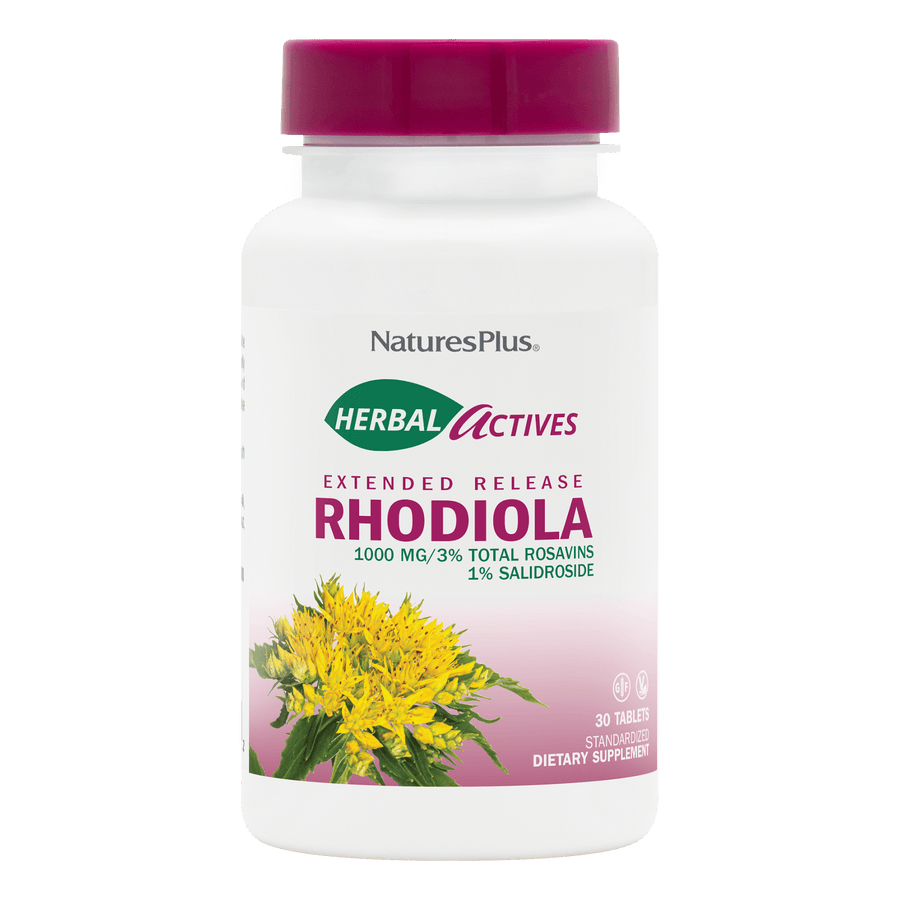 NaturesPlus Herbal Actives Rhodiola Extended Release Tablets