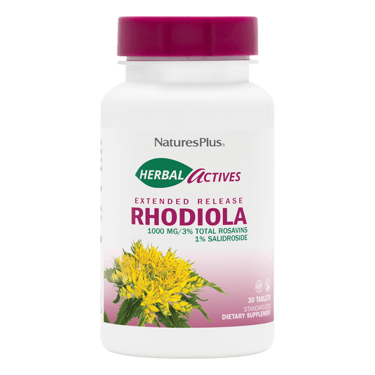 NaturesPlus Herbal Actives Rhodiola Extended Release Tablets