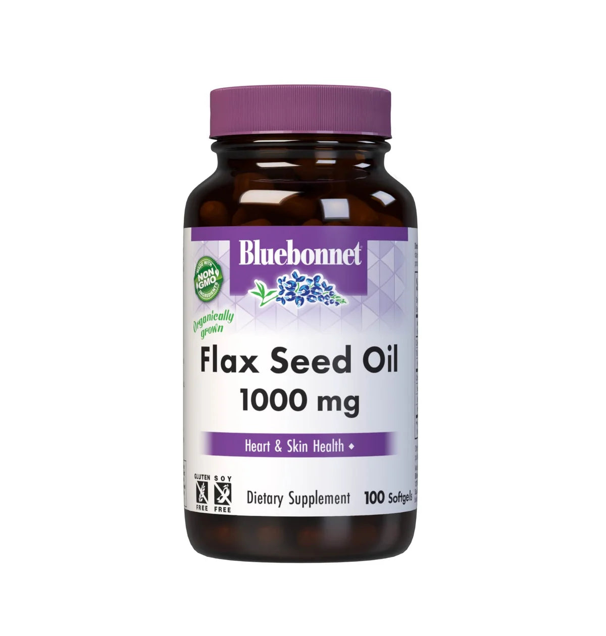 BLUEBONNET FLAXSEED OIL 1000MG 100 CAPSULES