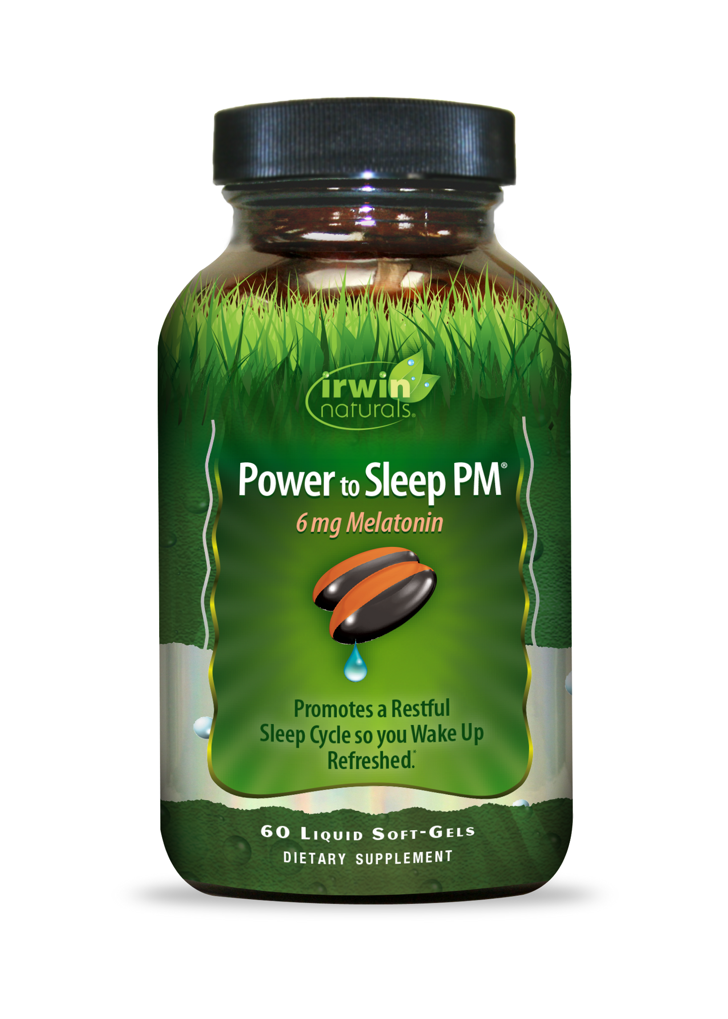 IRWIN NATURALS POWER TO SLEEP MELATONIN 6MG 60 SOFT GELS