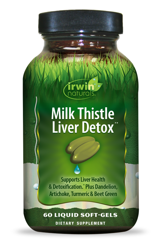 IRWIN NATURALS MILK THISTLE LIVER DETOX 60 SOFTGELS