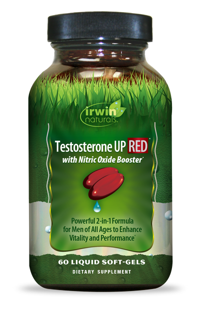 IRWIN NATURALS TESTOSTERONE UP RED 60 SOFTGELS