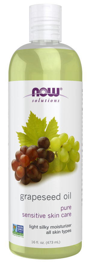 NOW GRAPESEED OIL 100% PURE 16 FL. OZ.