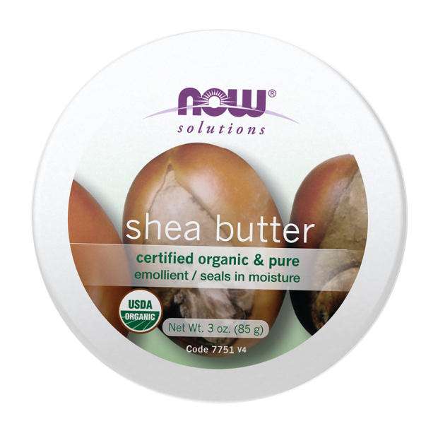 NOW SHEA BUTTER CERTIFIED ORGANIC & PURE 3 OZ. BALM
