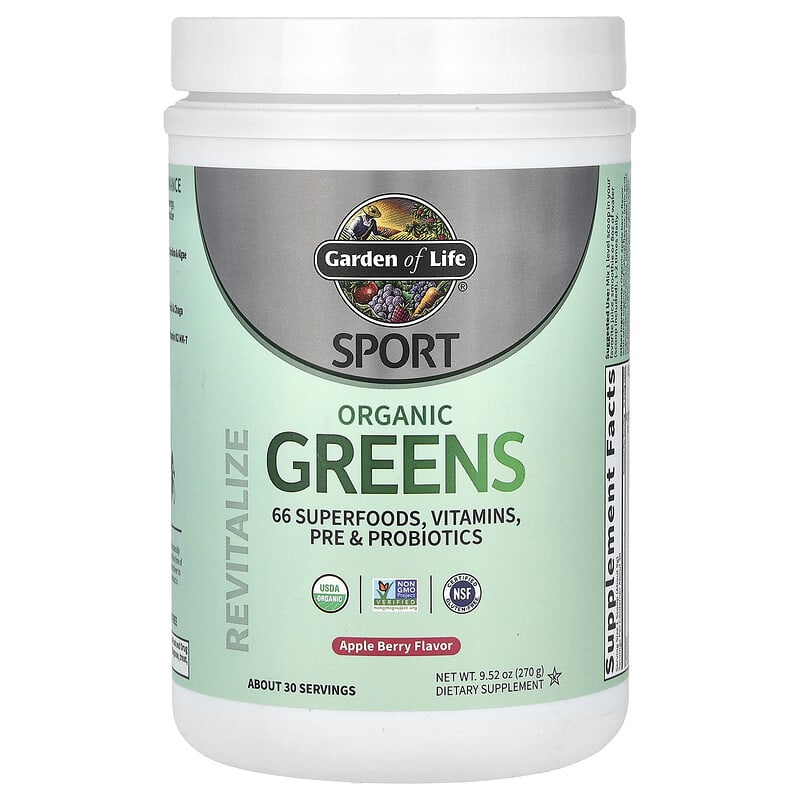 GARDEN OF LIFE GREENS APPLE/BERRY