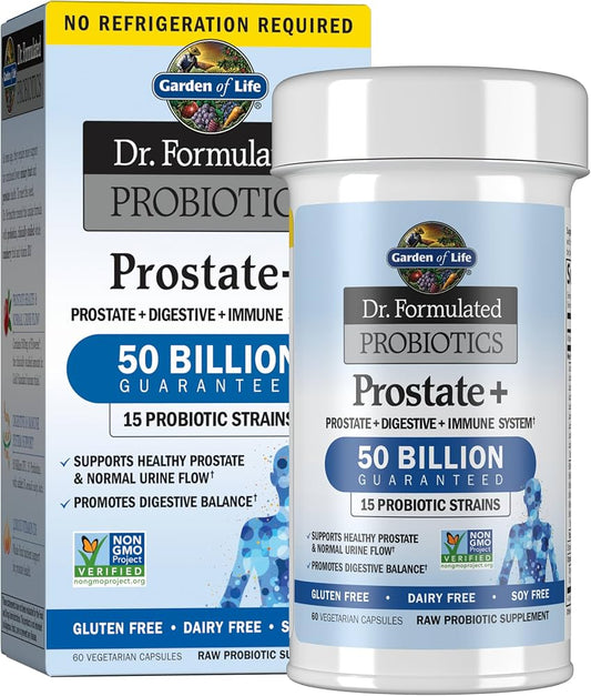 GARDEN OF LIFE DR. FORMULATED PROBIOTIC PROSTATE+ 60CT