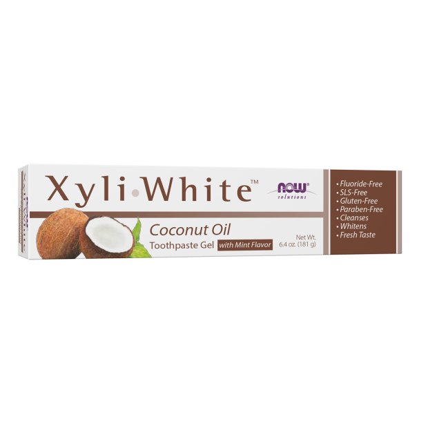 NOW XYLIWHITE COCONUT OIL TOOTHPASTE 6.4 OZ