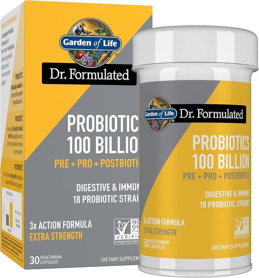 GARDEN OF LIFE DR. FORMULATED PROBIOTICS 100BIL 30CT