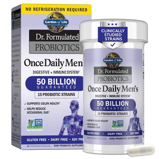 GARDEN OF LIFE DR. FORMULATED PROBIOTIC MEN ONE DAILY