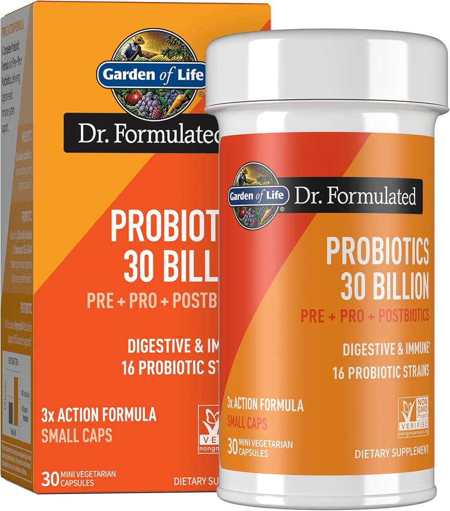 GARDEN OF LIFE DR. FORMULATED PROBIOTIC GLUCOSE SUP 60CT