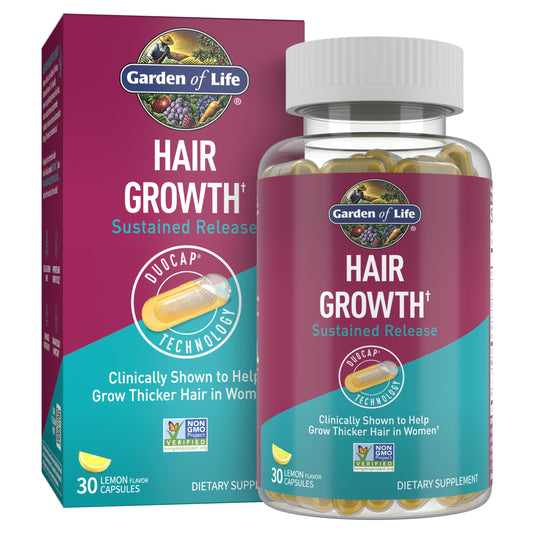 GARDEN OF LIFE HAIR GROWTH 30CAPSULES