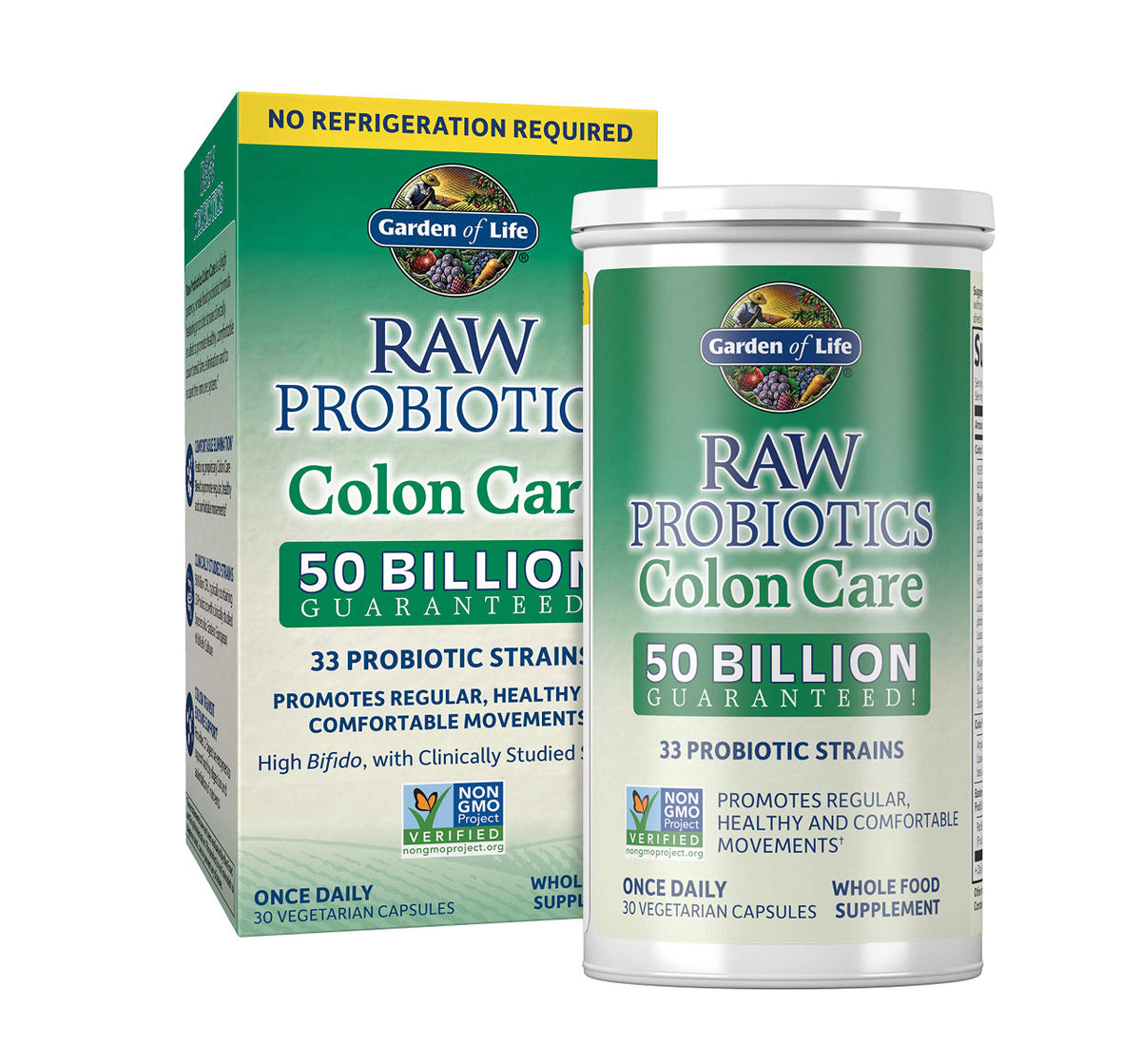 GARDEN OF LIFE RAW PROBIOTICS COLON CARE 30CT CAPSULES