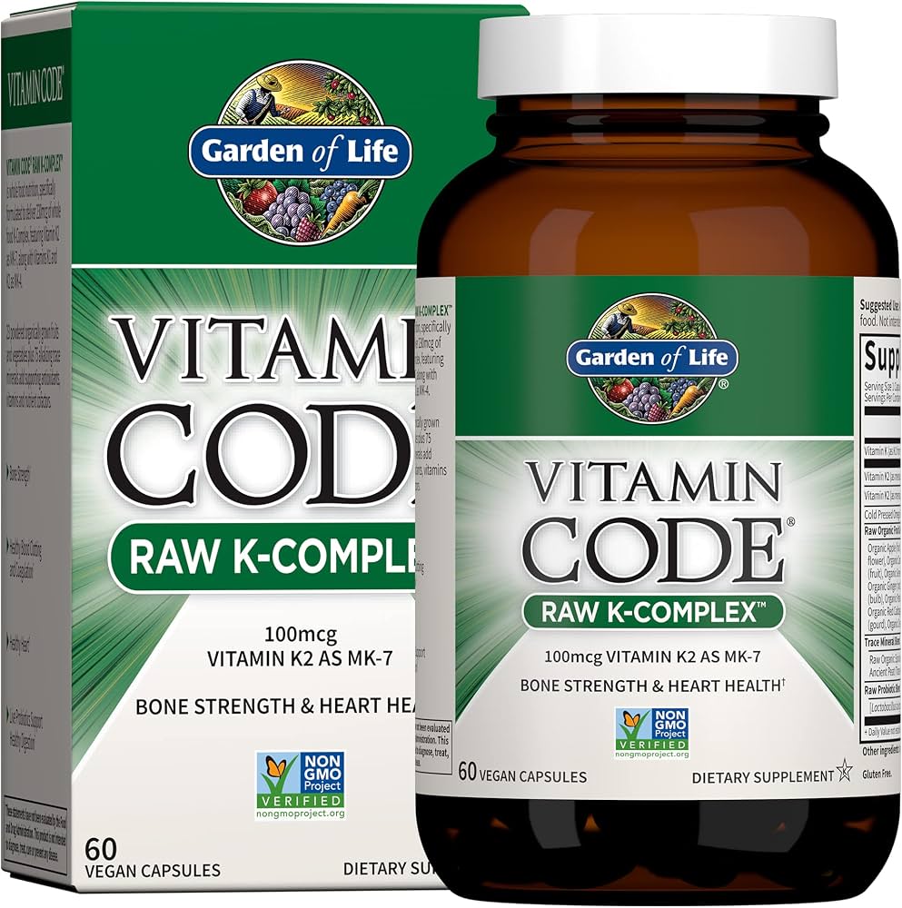 GARDEN OF LIFE VITAMIN CODE RAW K-COMPLEX 60CAPSULES