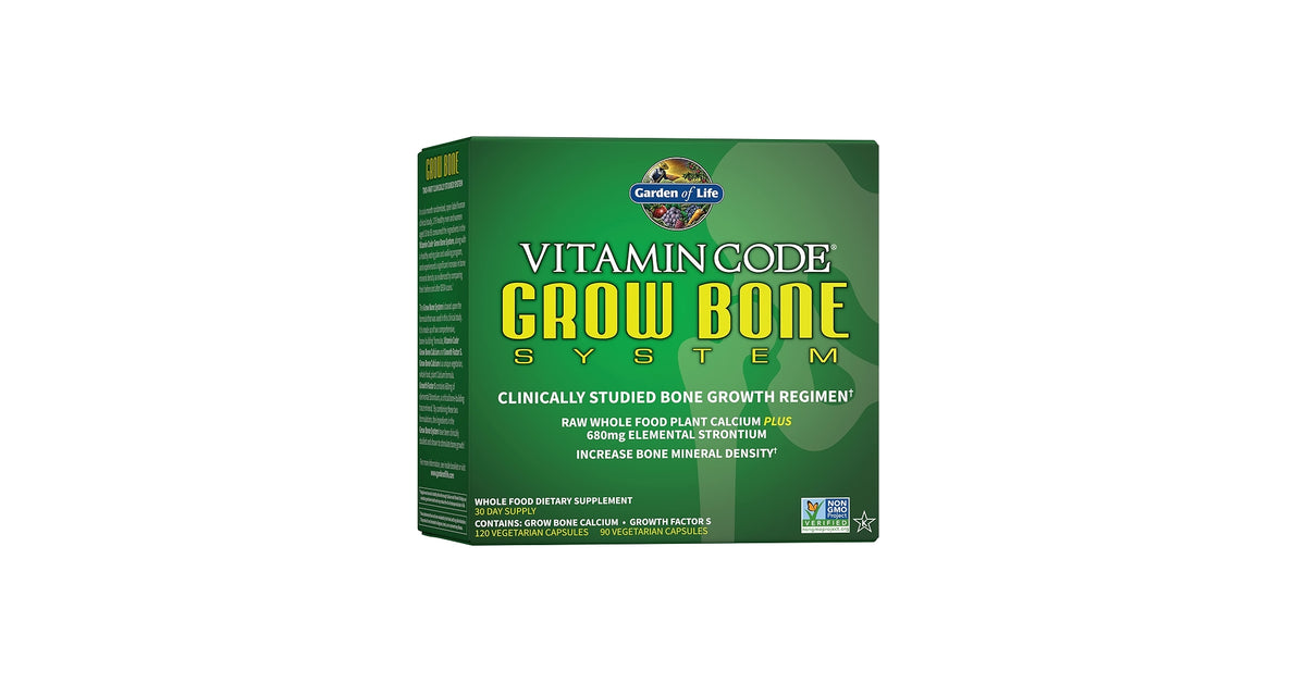 GARDEN OF LIFE VITAMIN CODE GROW BONE