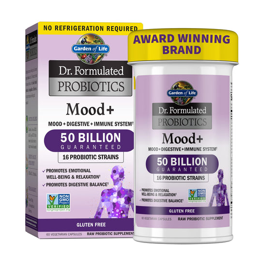 GARDEN OF LIFE DR. FORMULATED PROBIOTICS MOOD+ 50BIL 60 VEG CAPSULE