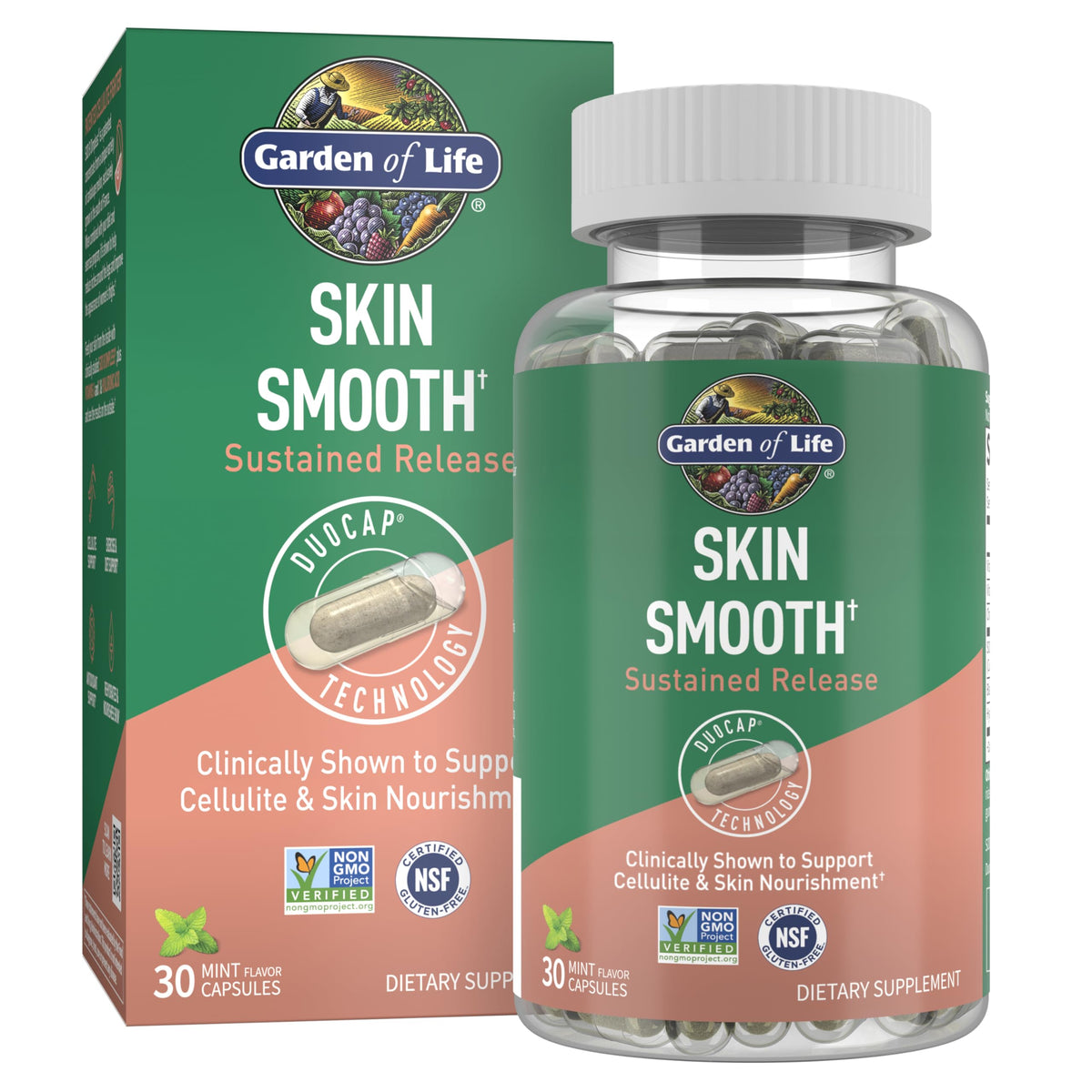 GARDEN OF LIFE SKIN SMOOTH 30 CAPSULES
