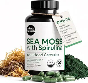 Atlantic Naturals Sea Moss With Spirulina Capsules
