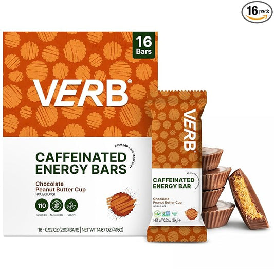 Verb Caffeinated Chocolate Peanut Bar 1.8 Oz