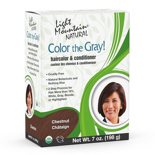 Light Mountain Henna Hair Color & Conditioner Chestnut
