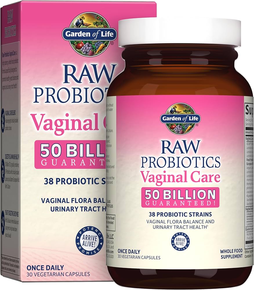 GARDEN OF LIFE RAW PROBIOTICS VAGINAL CARE 30 VEG CAPSULES