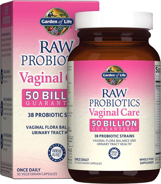 GARDEN OF LIFE RAW PROBIOTICS VAGINAL CARE 30 VEG CAPSULES