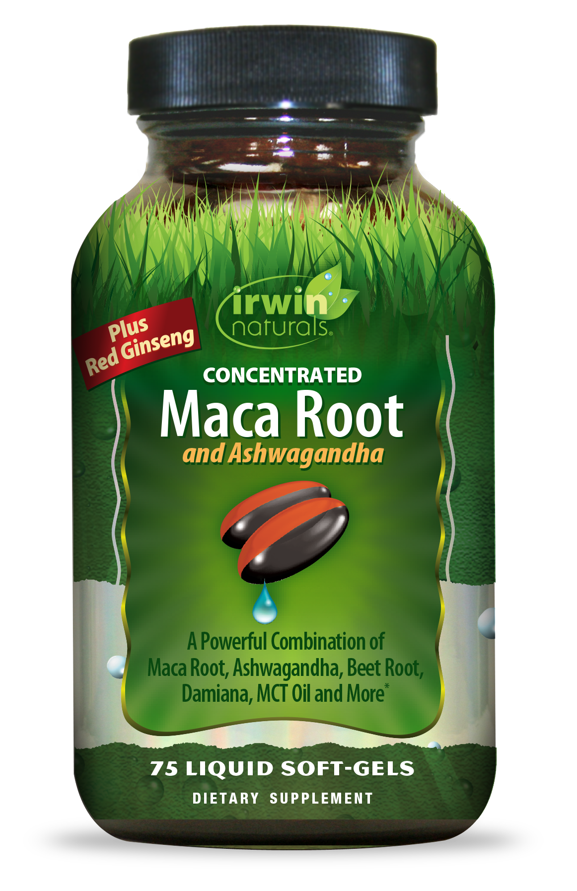 IRWIN NATURALS MACA ROOT AND ASHWAGANDA